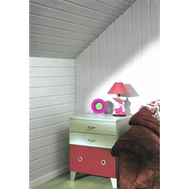 Falburkoló panel 10x300 cm Fehér